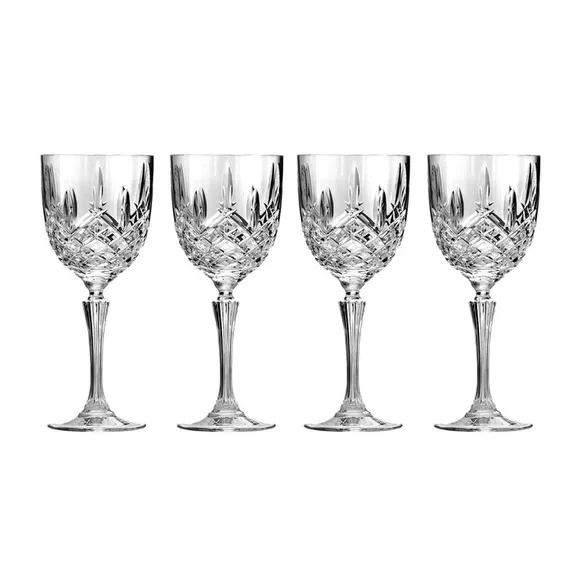 Waterford Marquis BROOKSIDE 8 5/8" Wine Water GOBLETS Glasses 12 oz Set (7) - Picture 5 of 9
